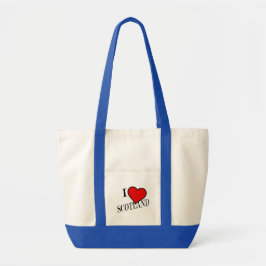 I Heart Scotland bk it cn Tote Bag