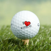 I Heart Scotland bk tmtp5 gbcnt Golfballen (Insitu Shirt)