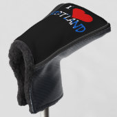 I Heart Scotland overlay pcnt Golfheadcover (3/4 voorkant)