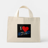 I Heart Scotland overlay tcnt Mini Tote Bag (Achterkant)