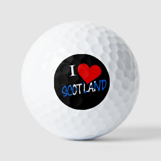 I Heart Scotland overlay via gbcnt Golfballen (Voorkant)