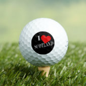 I Heart Scotland wt tpv1 gbcnt Golfballen (Insitu Shirt)