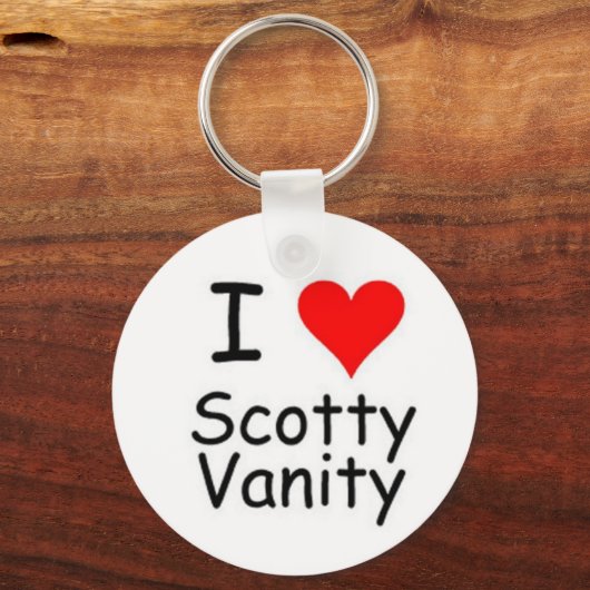 I Heart Scotty Vanity Sleutelhanger (Voorkant)