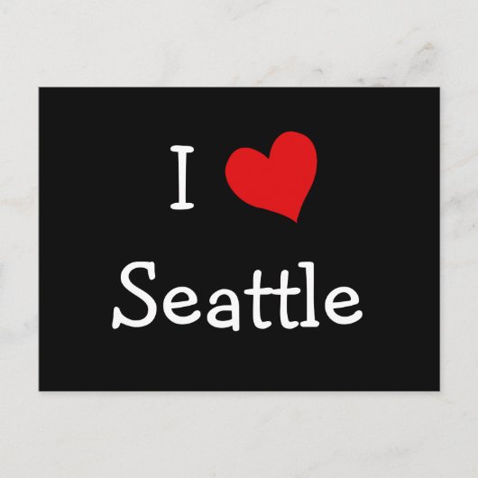 I Heart Seattle Briefkaart (Voorkant)