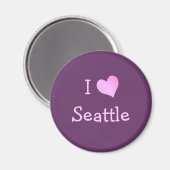 I Heart Seattle Magneet (Voorkant / Achterkant)