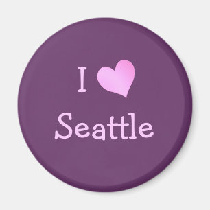 I Heart Seattle Magneet