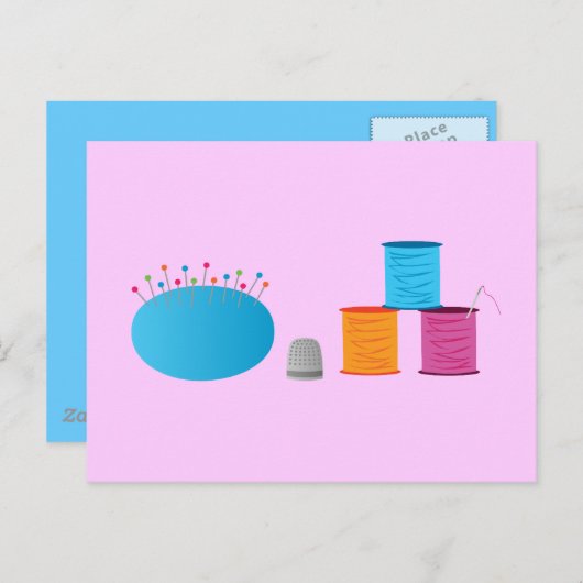 I Heart Sewing Briefkaart (Voorkant / Achterkant)