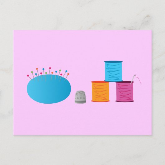 I Heart Sewing Briefkaart (Voorkant)