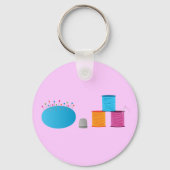 I Heart Sewing Sleutelhanger (Voorkant)