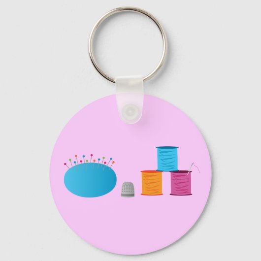 I Heart Sewing Sleutelhanger (Voorkant)