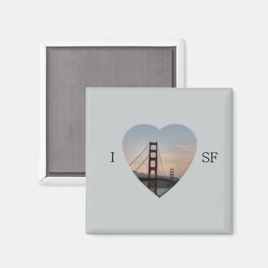 I Heart SF Magneet (Voorkant / Achterkant)