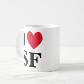 I Heart SF-Mok Koffiemok (Voorkant links)