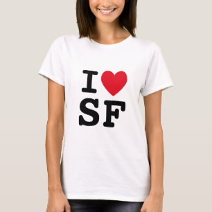 I Heart SF-monogram T-shirt