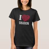 I Heart Sharon Voornaam Ik hou van Sharon Personal T-shirt (Voorkant)