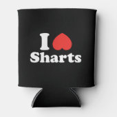 I Heart Sharts Blikjeskoeler (Voorkant)
