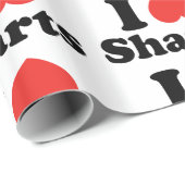 I Heart Sharts Cadeaupapier (Rol Hoek)