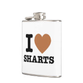 I Heart Sharts Funny Graphic Heupfles (Links)