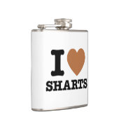 I Heart Sharts Funny Graphic Heupfles (Rechts)