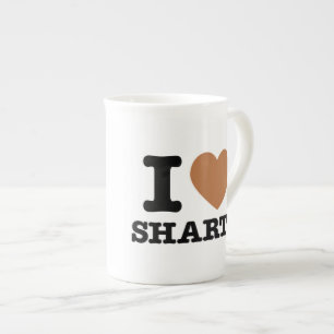 I Heart Sharts Funny Icon Graphic Porselein Kop