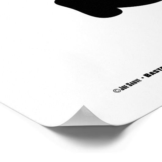 I Heart Sharts Funny Poster (Hoek)