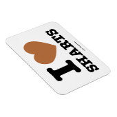 I Heart Sharts Grappig Icoon Grafisch Magneet (Rechterzijde)