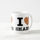 I Heart Sharts Koffiemok (Voorkant rechts)