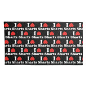 I Heart Sharts Kussensloop (Achterkant-Rechts)