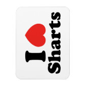 I Heart Sharts Magneet (Verticaal)