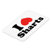 I Heart Sharts Magneet (Linkerzijde)