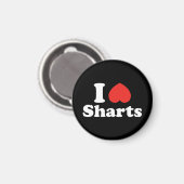I Heart Sharts Magneet (Voorkant / Achterkant)