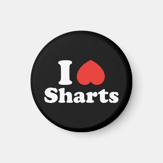 I Heart Sharts Magneet (Voorkant)