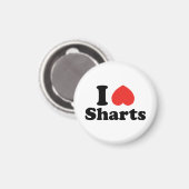 I Heart Sharts Magneet (Voorkant / Achterkant)