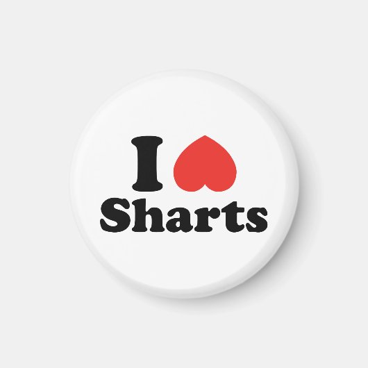 I Heart Sharts Magneet (Voorkant)