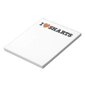 I Heart Sharts Notitieblok (Linkerzijde)