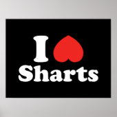 I Heart Sharts Poster (Voorkant)