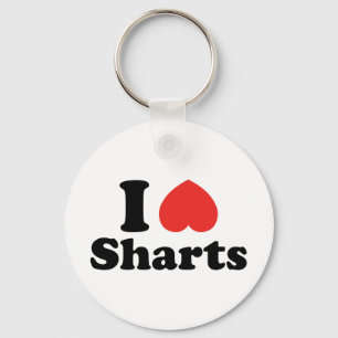 I Heart Sharts Sleutelhanger