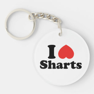I Heart Sharts Sleutelhanger