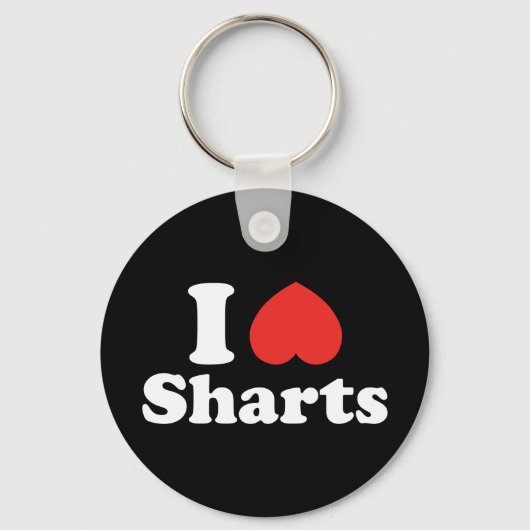 I Heart Sharts Sleutelhanger (Voorkant)
