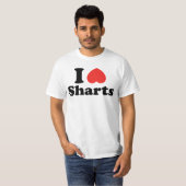 I Heart Sharts T-shirt (Voorkant volledig)