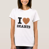 I Heart Sharts T-shirt (Voorkant)