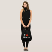 I Heart Sharts Tote Bag (Voorkant (model))