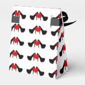 I Heart Shoes Pattern Favor Box Bedankdoosjes (Achterkant)