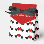 I Heart Shoes Pattern Favor Box Bedankdoosjes (Voorkant Zijde)
