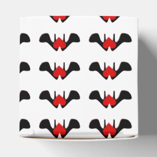 I Heart Shoes Pattern Heart Favor Box Bedankdoosjes (Bovenkant)