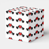 I Heart Shoes Pattern Heart Favor Box Bedankdoosjes (Achterkant)