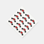 I Heart Shoes Pattern Napkins Servet (Hoek)