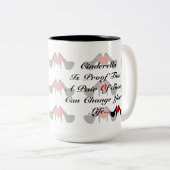 I Heart Shoes Pattern Shoe Quote Mok (Voorkant rechts)