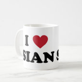 I Heart Sian China Koffiemok (Voorkant links)