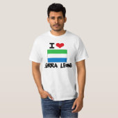 I HEART SIERRA LEONE T-SHIRT (Voorkant volledig)