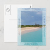 I Heart Sint Maarten Briefkaart (Voorkant / Achterkant)
